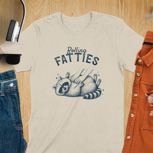 Rolling Fatties Raccoon T-Shirt