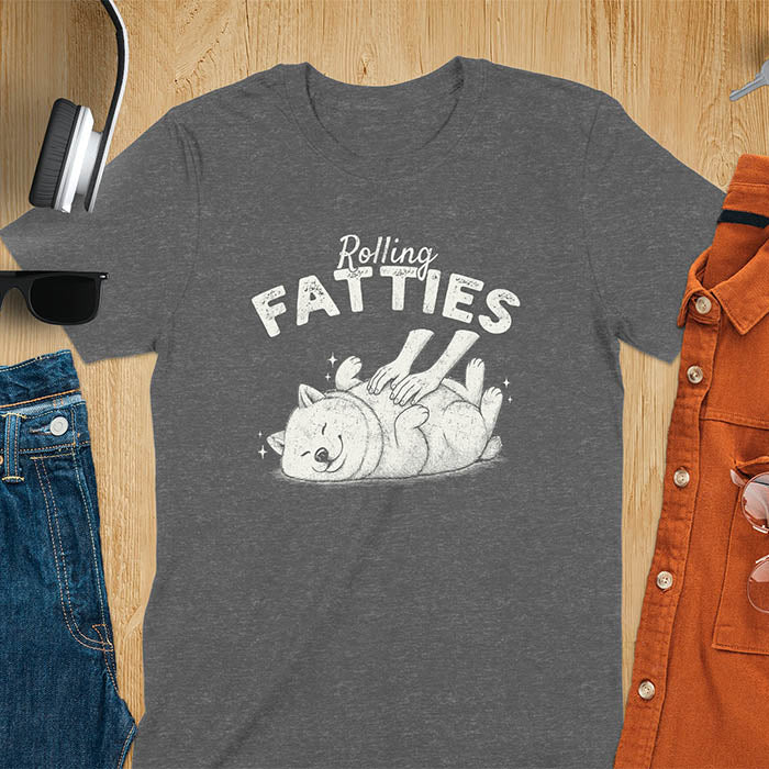 Rolling Fatties Shiba Inu T-Shirt