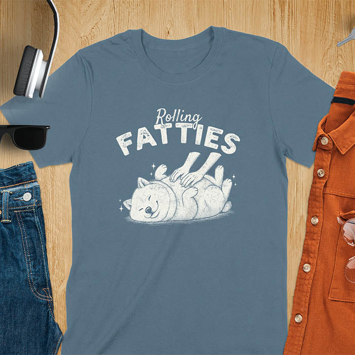 Rolling Fatties Shiba Inu T-Shirt