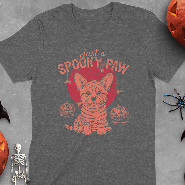 Halloween Mummy Corgi T-Shirt