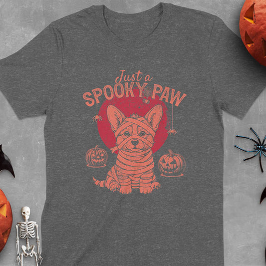 Halloween Mummy Corgi T-Shirt