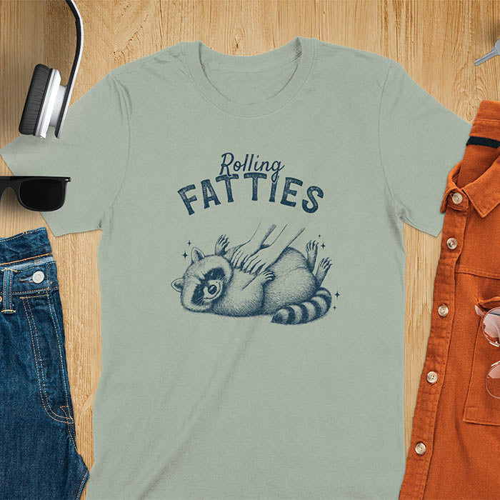 Rolling Fatties Raccoon T-Shirt