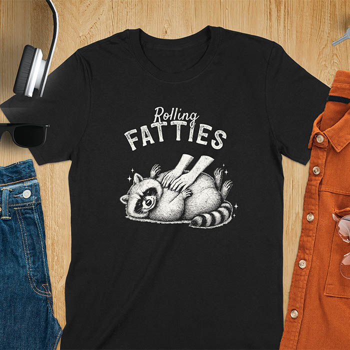 Rolling Fatties Raccoon T-Shirt