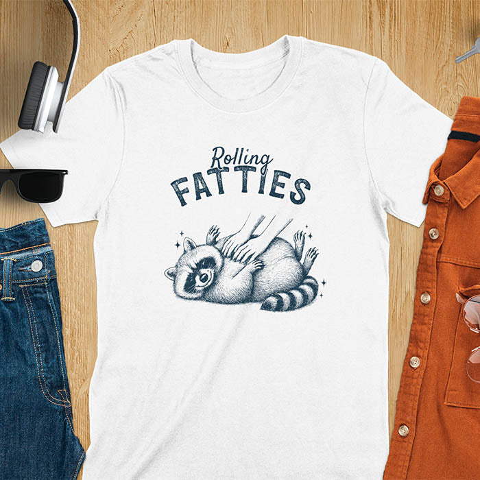 Rolling Fatties Raccoon T-Shirt
