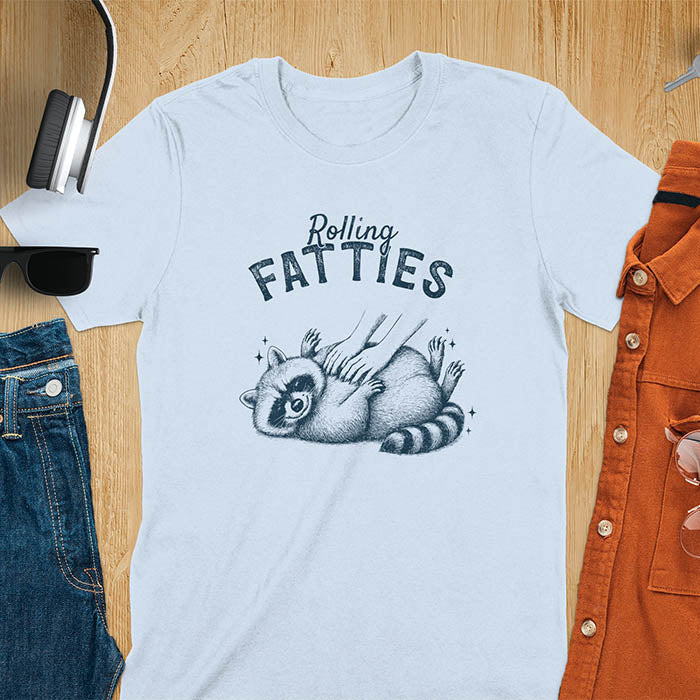 Rolling Fatties Raccoon T-Shirt